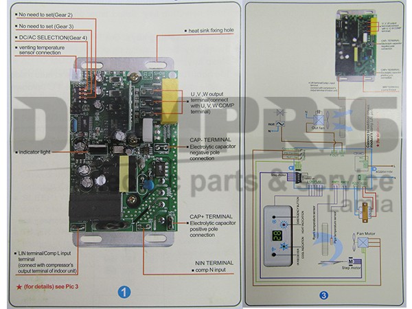 ΠΛΑΚΕΤΑ ΚΛΙΜΑΤΙΣΤΙΚΟY QD80A INVERTER SPLIT 2