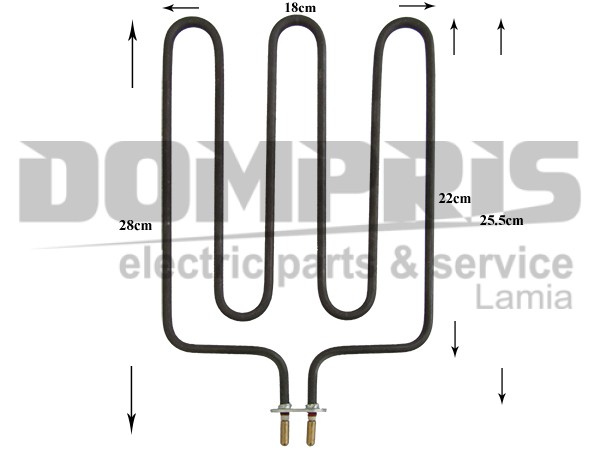 ΑΝΤΙΣΤΑΣΗ ΨΗΣΤΙΕΡΑΣ ΙΙΙ 28CM 1600W 1