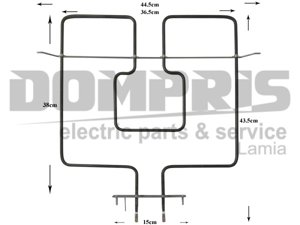 ΑΝΤΙΣΤΑΣΗ ΚΟΥΖΙΝΑΣ ΑΝΩ 1400W 230V WHIRLPOOL 480121104179 1