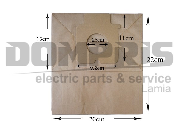 ΣΑΚΟΥΛΑ ΣΚΟΥΠΑΣ NATIONAL PANASONIC  MCE711 SET 5 ΤΕΜ + 2 ΦΙΛΤΡΟ 1
