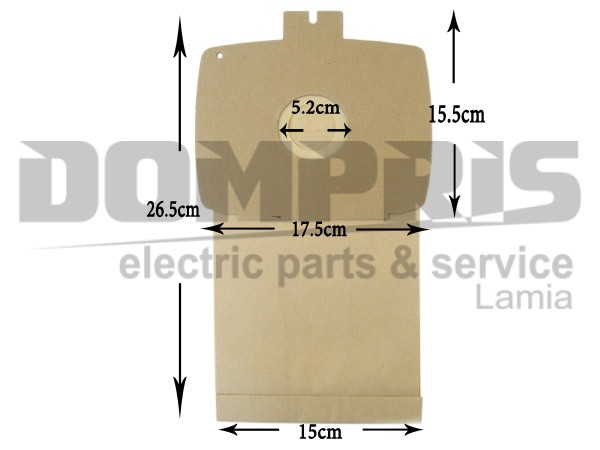 ΣΑΚΟΥΛΑ ΣΚΟΥΠΑΣ ELECTROLUX E6 SET 5 ΤΕΜ + 2 ΦΙΛΤΡΑ 1