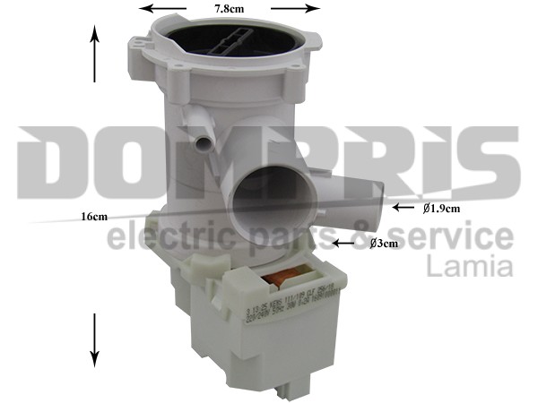 ΑΝΤΛΙΑ ΠΛΥΝΤΗΡΙΟΥ SIEMENS BOSCH 30W 143922 1