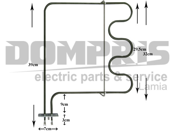 ΑΝΤΙΣΤΑΣΗ ΚΟΥΖΙΝΑΣ ΚΑΤΩ ZANUSSI 1200W 3581907387 2