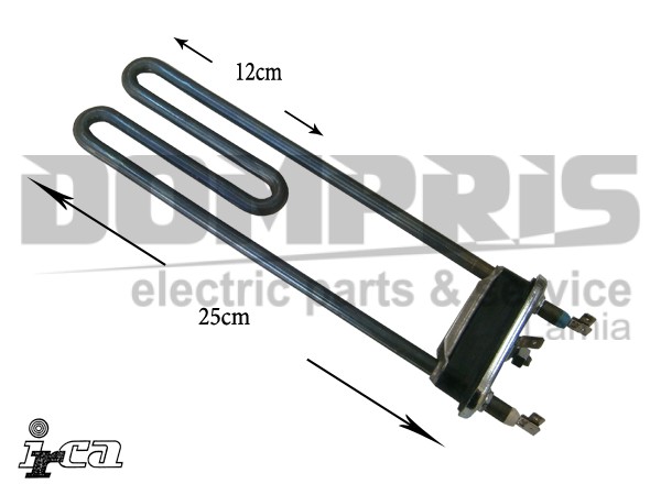 ΑΝΤΙΣΤΑΣΗ ΠΛΥΝΤΗΡΙΟY CANDY ΜΕ ΘΕΡΜΙΚΟ 25CM 220V 1850W 91201638 1