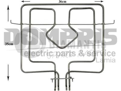 ΑΝΤΙΣΤΑΣΗ ΑΝΩ ΚΟΥΖΙΝΑΣ GORENJE KOERTING 230V 2600W 229267 2