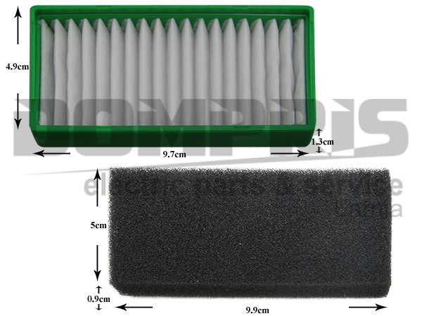 ΦΙΛΤΡΟ ΣΚΟΥΠΑΣ ΡΟΜΠΟΤ HEPA+ΑΕΡΑ ROWENTA  ZR702001 1