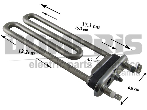 ΑΝΤΙΣΤΑΣΗ ΠΛΥΝΤΗΡΙOY ARISTON ΜΕ ΤΡΥΠΑ 17CM 1700W 094715 1