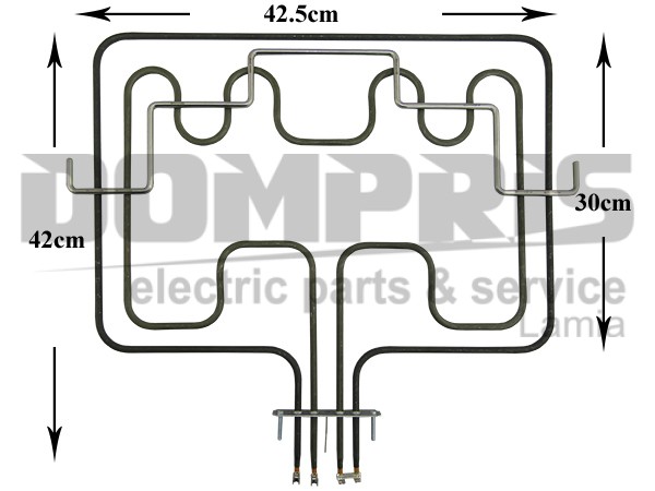 ΑΝΤΙΣΤΑΣΗ ΚΟΥΖΙΝΑΣ ΑΝΩ AEG ZANUSSI ELECTROLUX 1000+2100W 3878253511 1
