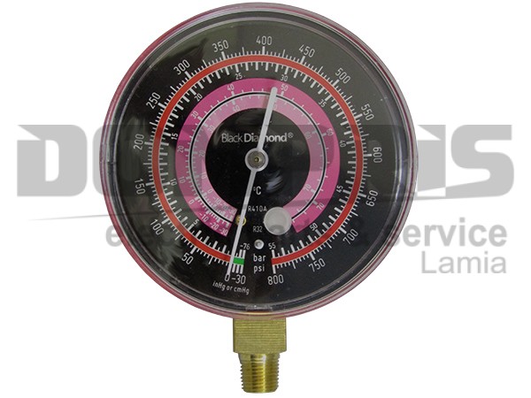ΜΑΝΟΜΕΤΡΟ 80ΜΜ R32/R410a BLACK DIAMOND ΥΨΗΛΗΣ ΠΙΕΣΗΣ 1