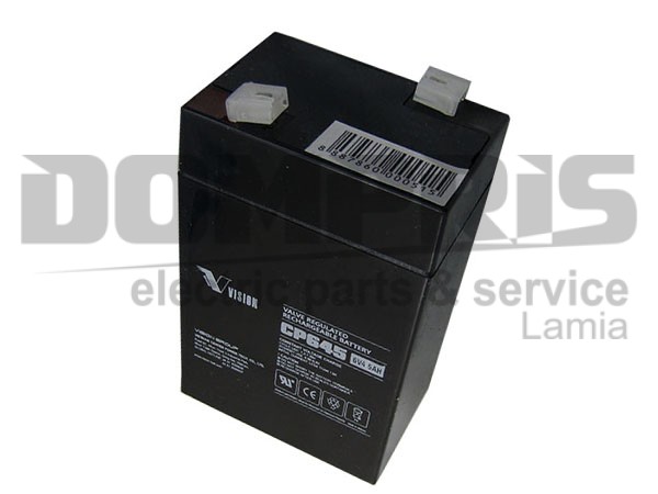ΜΠΑΤΑΡΙΑ ΣΚΟΥΠΑΚΙ POWERSONIC 6V-4.5AH 1