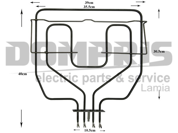 ΑΝΤΙΣΤΑΣΗ ΚΟΥΖΙΝΑΣ SIEMENS 1500/800W 230V 472510 1