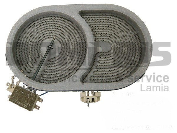 ΕΣΤΙΑ ΚΟΥΖΙΝΑΣ ΚΕΡΑΜΙΚΗ ΟΒΑΛ Φ270/170 2000W 084562 279983 1