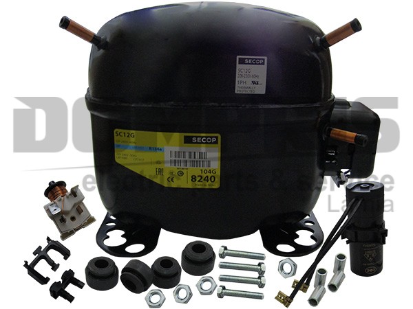 ΜΟΤΕΡ ΨΥΓΕΙΟY SECOP R134 1/3+ SC12G HLBP 12.87cc ΣΥΝΤΗΡΗΣΗΣ 1