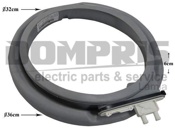 ΛΑΣΤΙΧΟ ΠΟΡΤΑΣ ΣΤΕΓΝΩΤΗΡΙΟΥ ΙΝDESIT WHIRLPOOL 291625 1