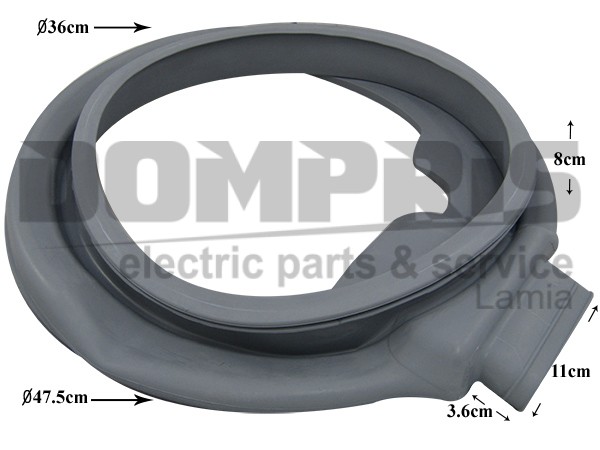 ΛΑΣΤΙΧΟ ΠΟΡΤΑΣ ΣΤΕΓΝΩΤΗΡΙΟΥ ARISTON INDESIT WHIRLPOOL 303546 1