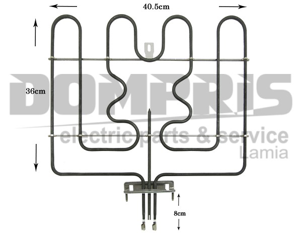 ΑΝΤΙΣΤΑΣΗ ΚΟΥΖΙΝΑΣ ΓΚΡΙΛ MIELE 5001054 2800W 2