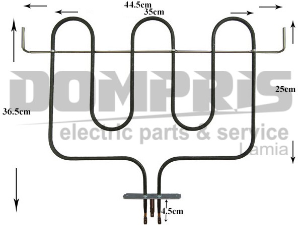 ΑΝΤΙΣΤΑΣΗ ΑΝΩ ΓΚΡΙΛ CANDY GIAS SMEG 41020728 1