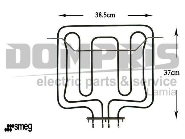 ΑΝΤΙΣΤΑΣΗ ΚΟΥΖΙΝΑΣ ΑΝΩ SMEG 1645+730W 806890278 1