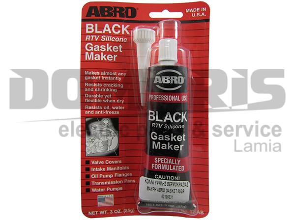 ΚΟΛΛΑ ΥΨΗΛΗΣ ΘΕΡΜΟΚΡΑΣΙΑΣ ΜΑΥΡΗ ABRO GASKET 85GR 1