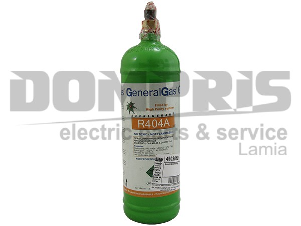 ΨΥΚΤΙΚΟ ΥΓΡΟ R404 900ML. Βάση νόμου της Ευρωπαϊκής Ένωσης 517/2014, με ισχύει από 1/01/2015 , η πώλη 1