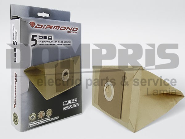 ΣΑΚΟΥΛΑ ΣΚΟΥΠΑΣ DAEWOO RC300 SET 5 ΤΕΜ + 2 ΦΙΛΤΡΑ 2