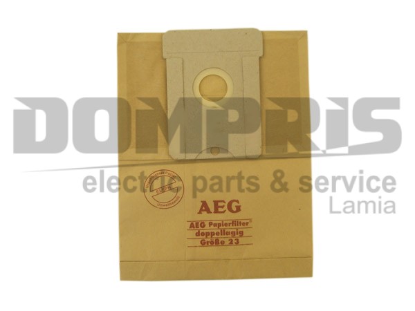 ΣΑΚΟΥΛΑ ΣΚΟΥΠΑΣ AEG GR23/26 SET 5 ΤΕΜ + 2 ΦΙΛΤΡΑ 2