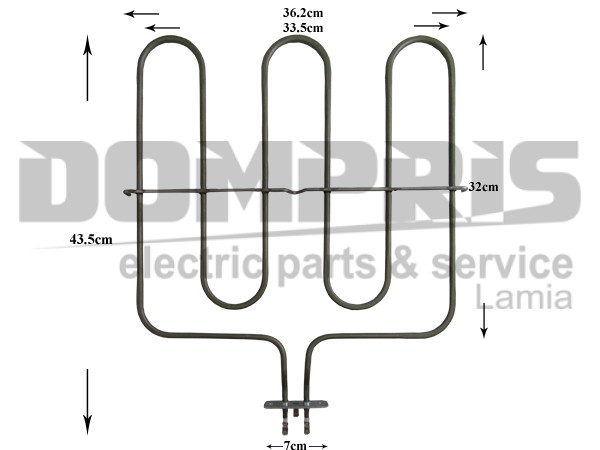 ΑΝΤΙΣΤΑΣΗ ΚΟΥΖΙΝΑΣ ΑΝΩ FISHER & PAYKEL 1400W 230V 062058004 1