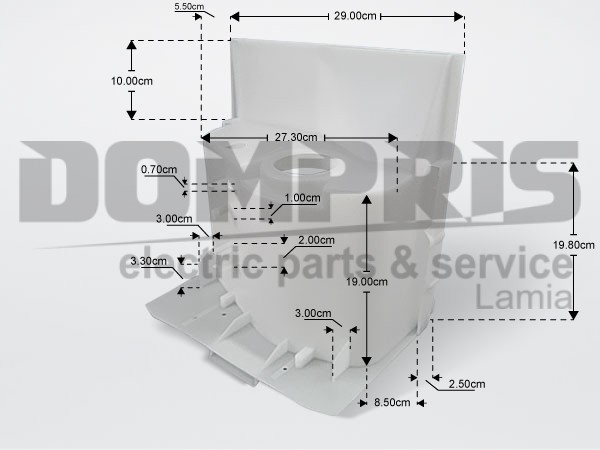 ΔΟΧΕΙΟ ΠΑΓΟΜΗΧΑΝΗΣ SAMSUNG DC61-02434A 1
