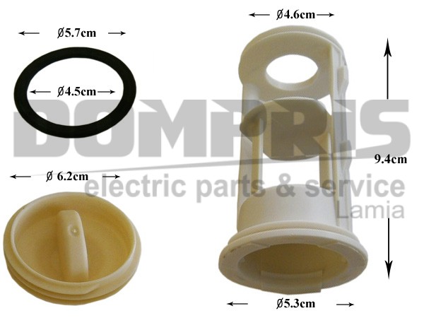 ΦΙΛΤΡO ΠΛΥΝΤΗΡΙΟY ZANUSSI ELECTROLUX 5029026004 2