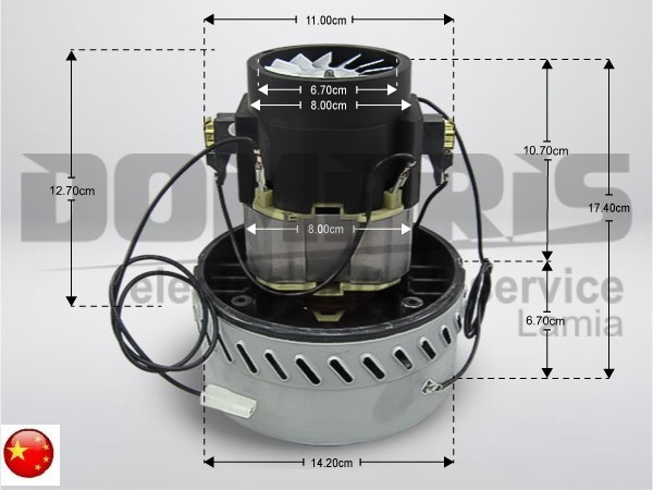 ΜΟΤΕΡ ΣΚΟΥΠΑΣ ΠΛΥΣΕΩΣ 1200W 18CM ΚΙΝΑΣ 1
