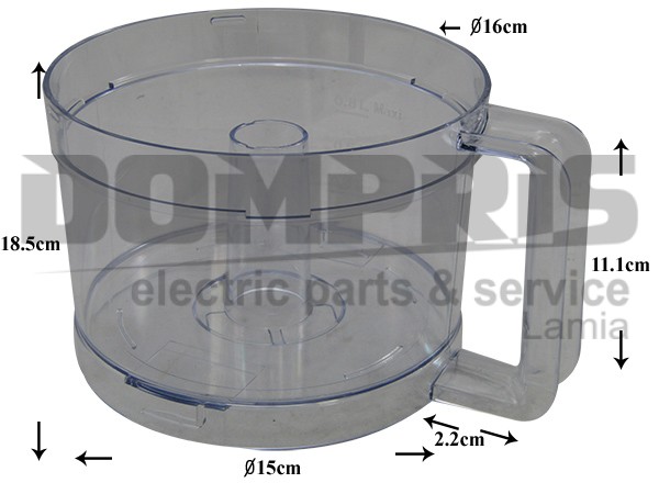 ΚΑΔΟΣ ΜΙΞΕΡ MOULINEX MASTERCHEF MS-5817775 1