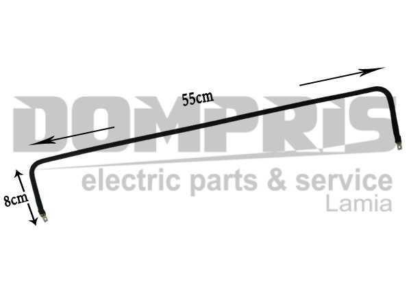 ΑΝΤΙΣΤΑΣΗ ΨΥΓΕΙΟY ΣΩΛΗΝΩΤΗ 55Χ8CM 400W 110V 1