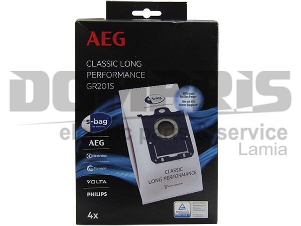 ΣΑΚΟΥΛΑ ΣΚΟΥΠΑΣ AEG LONG PERFORMANCE GR201S SET 4 ΤΕΜ 2